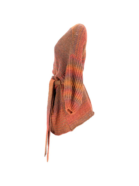  Loveshackfancy Belted Cardigan - Orange 