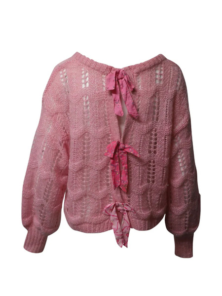  Loveshackfancy Cable-knit Sweater - Pink 