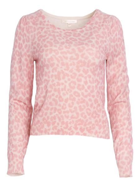 Loveshackfancy Margarita Animal-patterned Sweater - Pink 