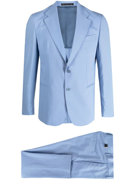  Low Brand Notched-lapels Single-breasted Suit - Blue 