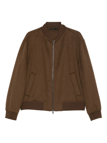  Low Brand Zip-up Bomber Jacket - Brown 