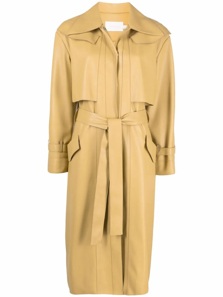  Low Classic Belted Trench Coat - Yellow 