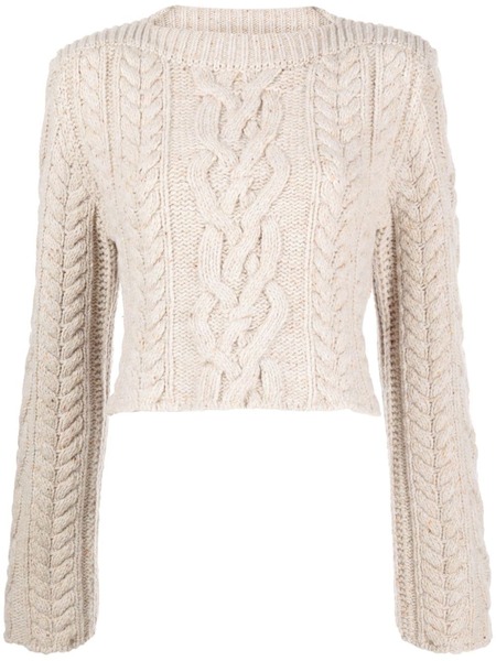  Low Classic Chunky-knit Wool Blend Jumper - Neutrals 