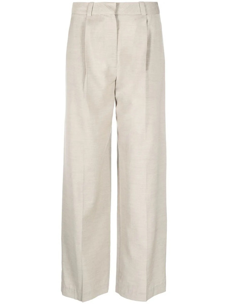  Low Classic High-waisted Pleated Trousers - Neutrals 