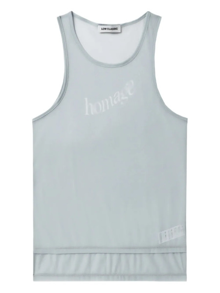  Low Classic homage Printed Top - Blue 