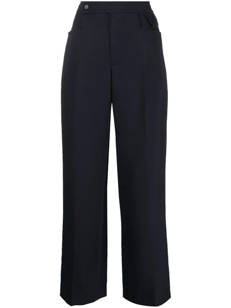  Low Classic Pocket-point Wide-leg Trousers - Blue 