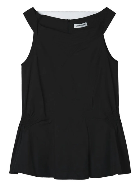  Low Classic Shirred Top - Black 