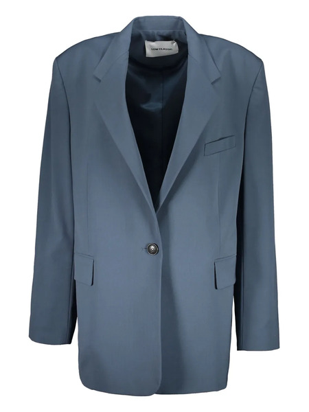  Low Classic Single-breasted Blazer - Blue 