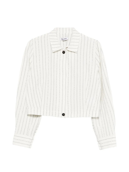  Low Classic Striped Jacket - White 