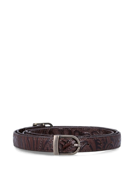  Low Classic Two-way Buckle Belt - Brown 