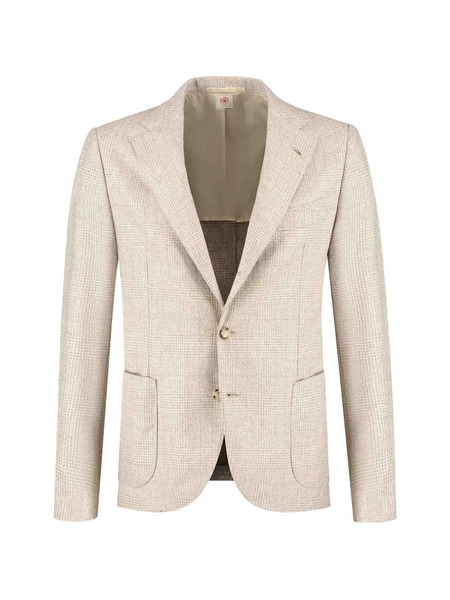  Luigi Borrelli Check-print Blazer - Neutrals 