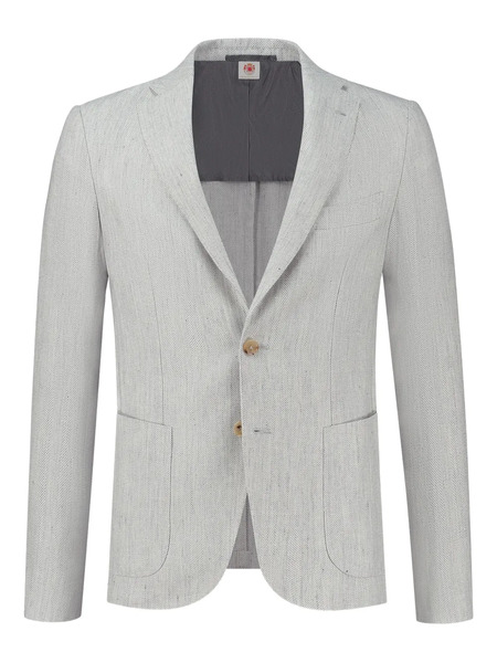  Luigi Borrelli Single-breasted Blazer - Grey 