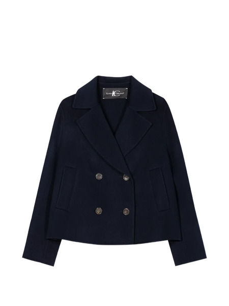  Luisa Cerano Double-breasted Peacoat - Blue 