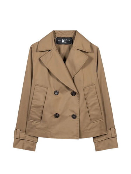  Luisa Cerano Double-breasted Peacoat - Brown 