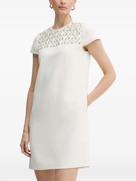 Luisa Spagnoli Gravina Sequin-embellished Mini Dress - Neutrals 