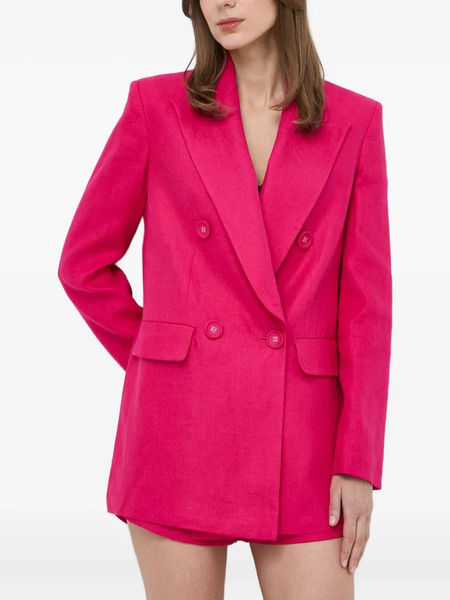  Luisa Spagnoli Linen Blazer - Pink 