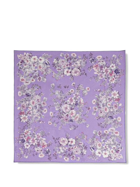  Luisa Spagnoli Risoluto Silk Foulard - Purple 