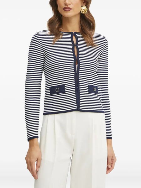  Luisa Spagnoli Striped Cardigan - Blue 