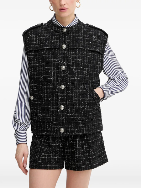  Luisa Spagnoli Vignolo Bon-ton Vest - Black 
