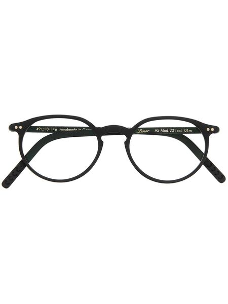  Lunor A5231 Round-frame Glasses - Black 