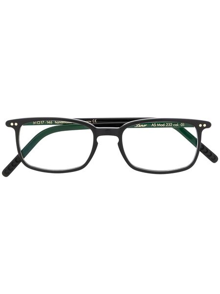  Lunor Rectangle-frame Glasses - Black 