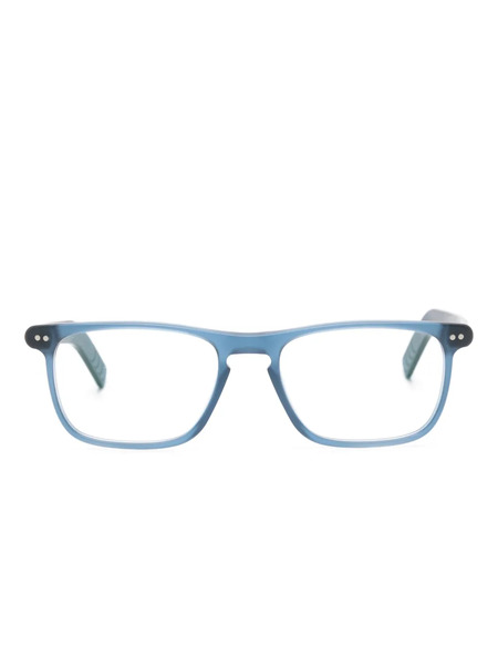  Lunor Rectangle-frame Glasses - Blue 