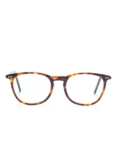  Lunor Round-frame Glasses - Brown 
