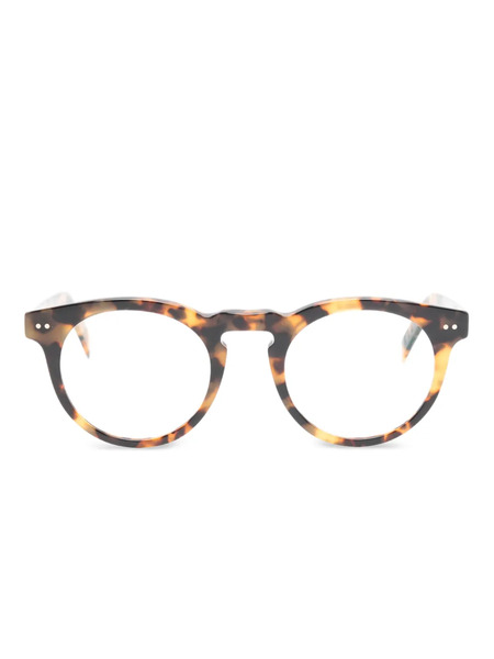  Lunor Round-frame Glasses - Brown 