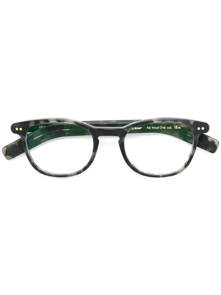  Lunor Square Framed Glasses - Black 