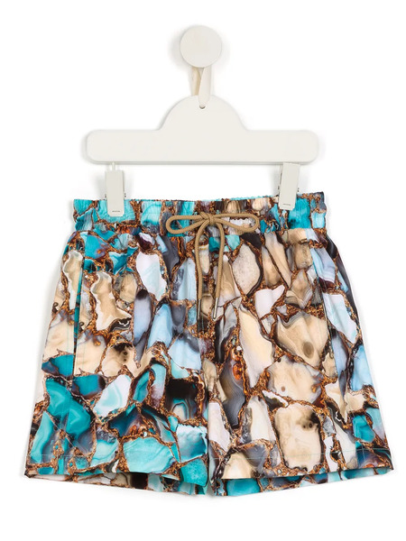  Lygia & Nanny Patterned Drawstring Shorts - Multicolour 