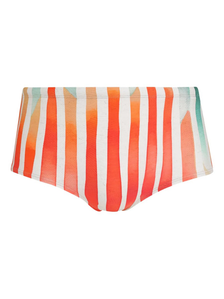  Lygia & Nanny Striped Swim Trunks - Orange 