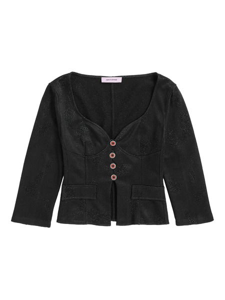  Maccapani Vinnie Structured Top - Black 