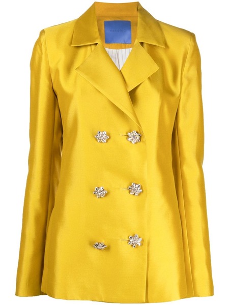  Macgraw Circa 72 Long-sleeved Double-breasted Blazer - Gold 