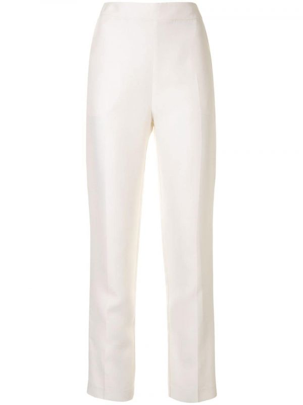  Macgraw Non Chalant High-rise Trousers - White 