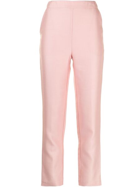  Macgraw Non Chalant Silk-blend Trousers - Pink 