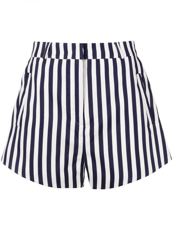  Macgraw Poppy Striped Shorts - Blue 