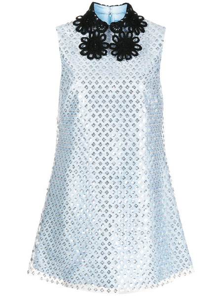  Macgraw Repertoire Sequin-embellished Dress - Blue 