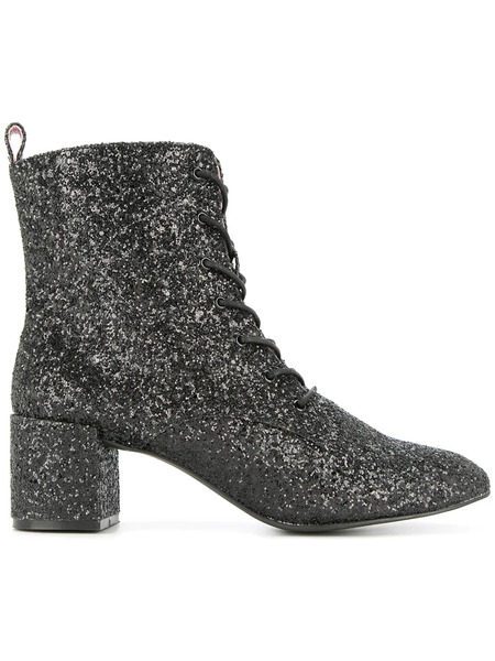  Macgraw Stardust Glitter Ankle Boots - Black 