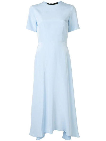  Macgraw Tie Back Midi Dress - Blue 