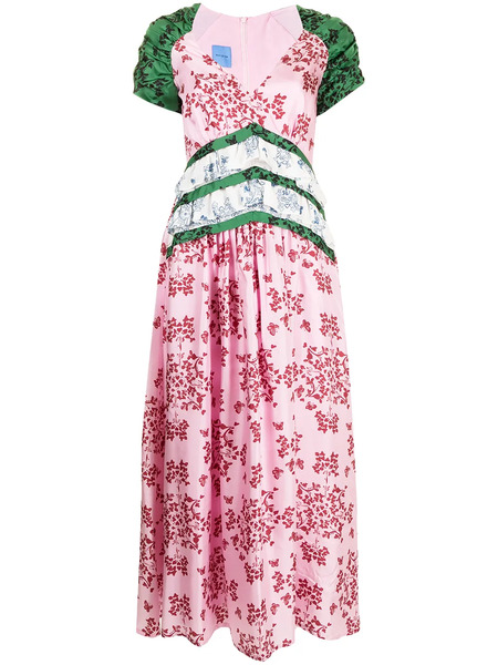  Macgraw Tilda Silk Maxi Dress - Pink 