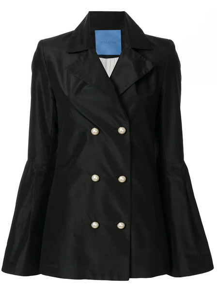  Macgraw Wing Silk Blazer - Black 