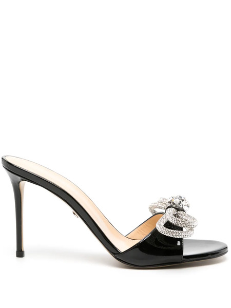  Mach & Mach Double-bow Sandals - Black 