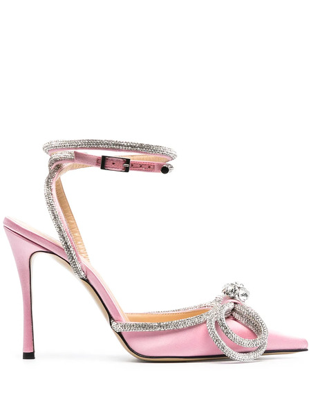  Mach & Mach Embellished Pointed Pumps - Pink 