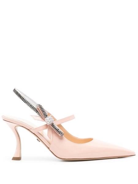  Mach & Mach 80mm Bow-detailing Pumps - Neutrals 