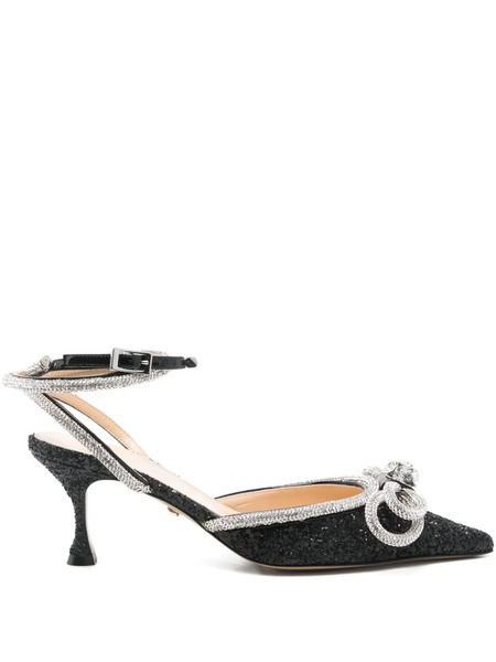  Mach & Mach 70mm Double-bow Pumps - Black 