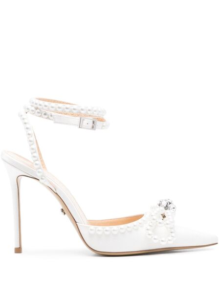  Mach & Mach 110mm Double-bow Pumps - White 