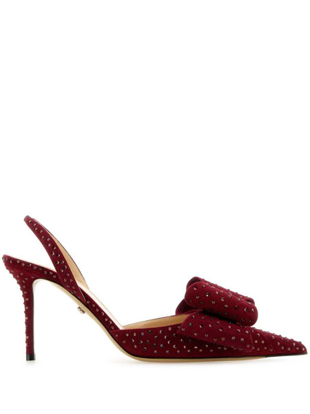  Mach & Mach 85mm Suede Pumps - Red 