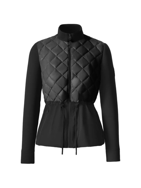  Mackage Adita Quilted Drawstring Hybrid Jacket - Black 