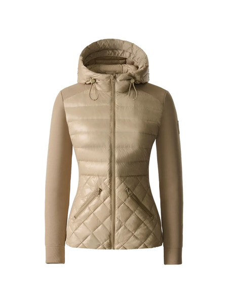  Mackage Agatha Quilted Hooded Jacket - Neutrals 