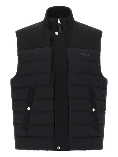  Mackage Brody Padded Quilted Vest - Black 